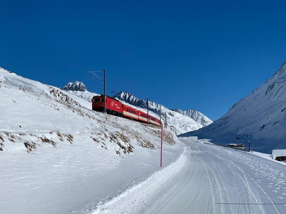 Casa Restelli OG - nahe Andermatt Gotthard in de winter