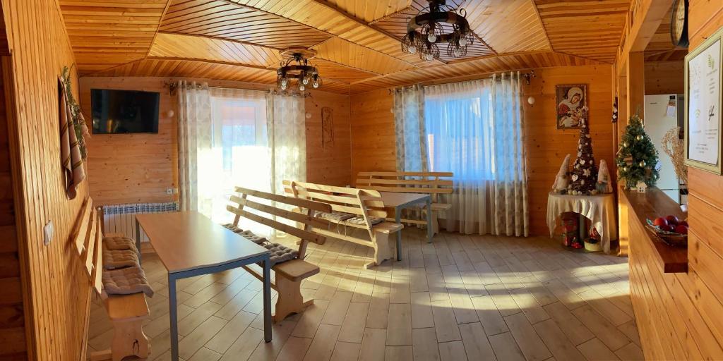 TV a/nebo společenská místnost v ubytování Faina House