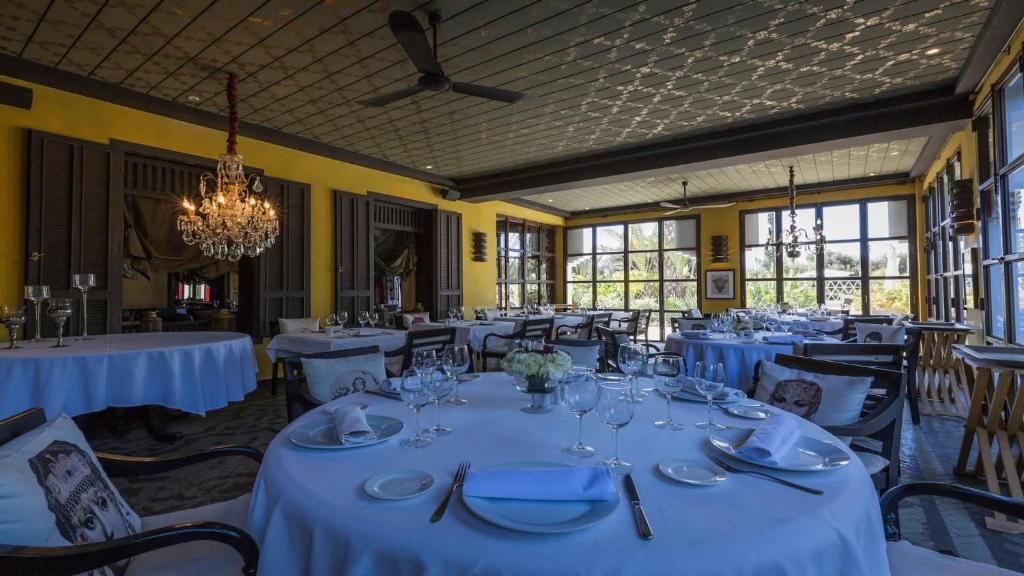 Restaurace v ubytování Le Riad Villa Blanche