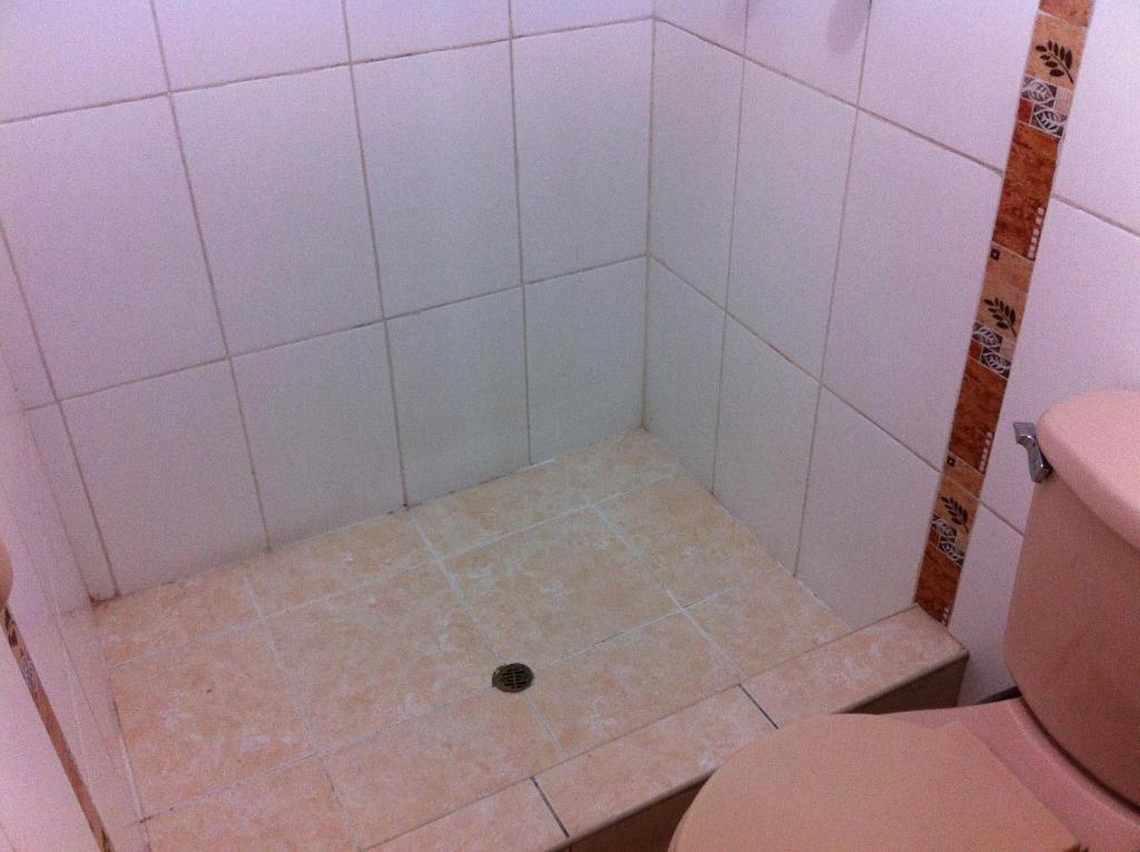Koupelna v ubytování El Balcon Hostal