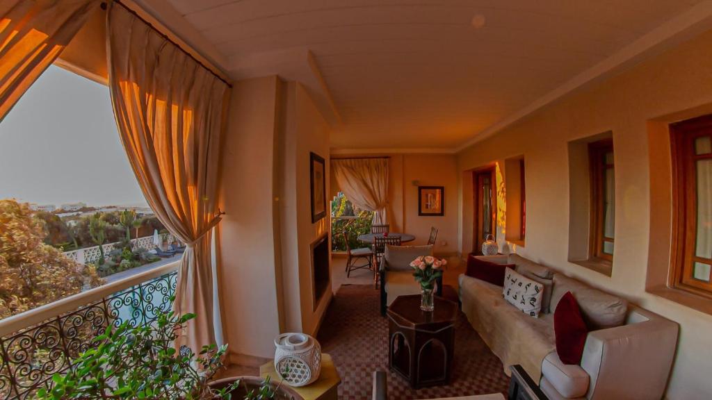 Balkón nebo terasa v ubytování Le Riad Villa Blanche