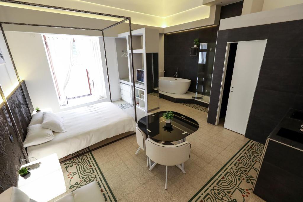 TV a/nebo společenská místnost v ubytování Casa Manfredi - Manfredi Homes&Villas