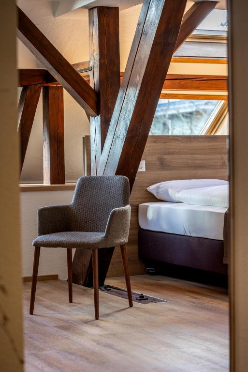 Postel nebo postele na pokoji v ubytování Hotel & Restaurant Bären