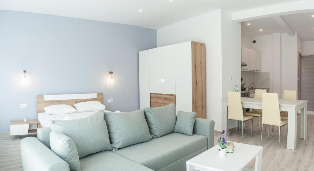Posezení v ubytování Diamanti Apartments Downtown Limenas Thasos