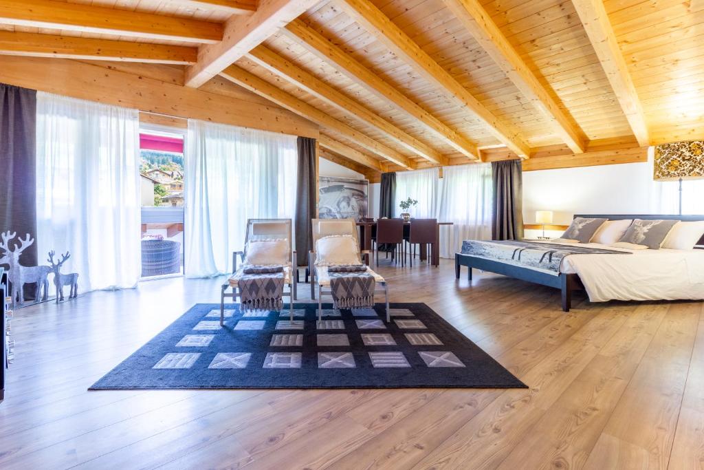 Posteľ alebo postele v izbe v ubytovaní B&B Alla Loggia dell'Imperatore