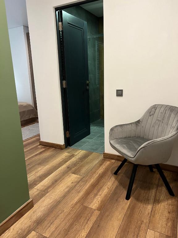 Posezení v ubytování Loft wood
