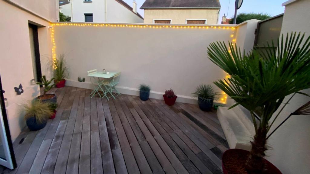 Balkón nebo terasa v ubytování Au 10 Bed & Breakfast