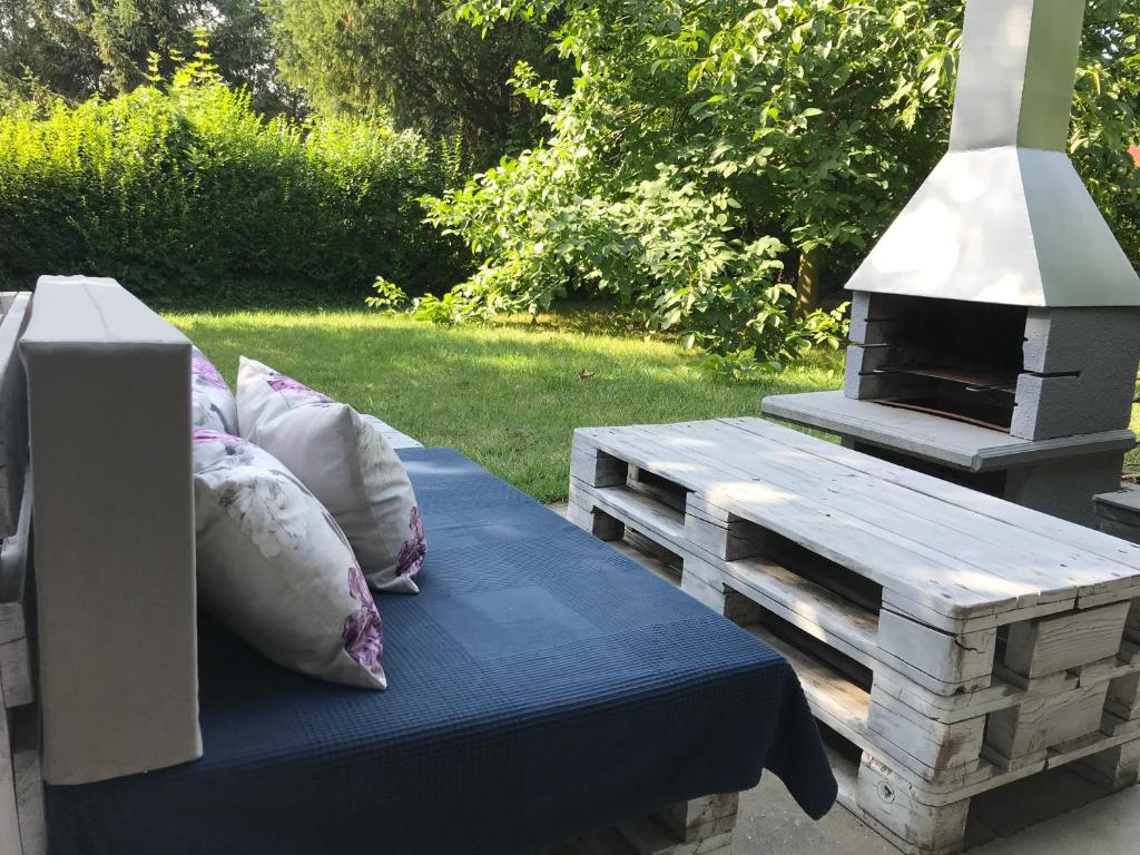 Zahrada ubytování Szélcsend Apartman