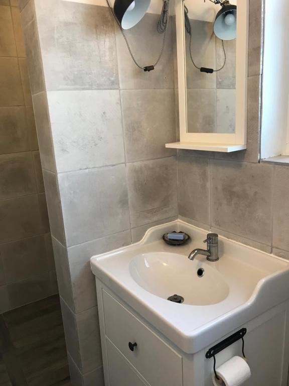 Koupelna v ubytování Szélcsend Apartman