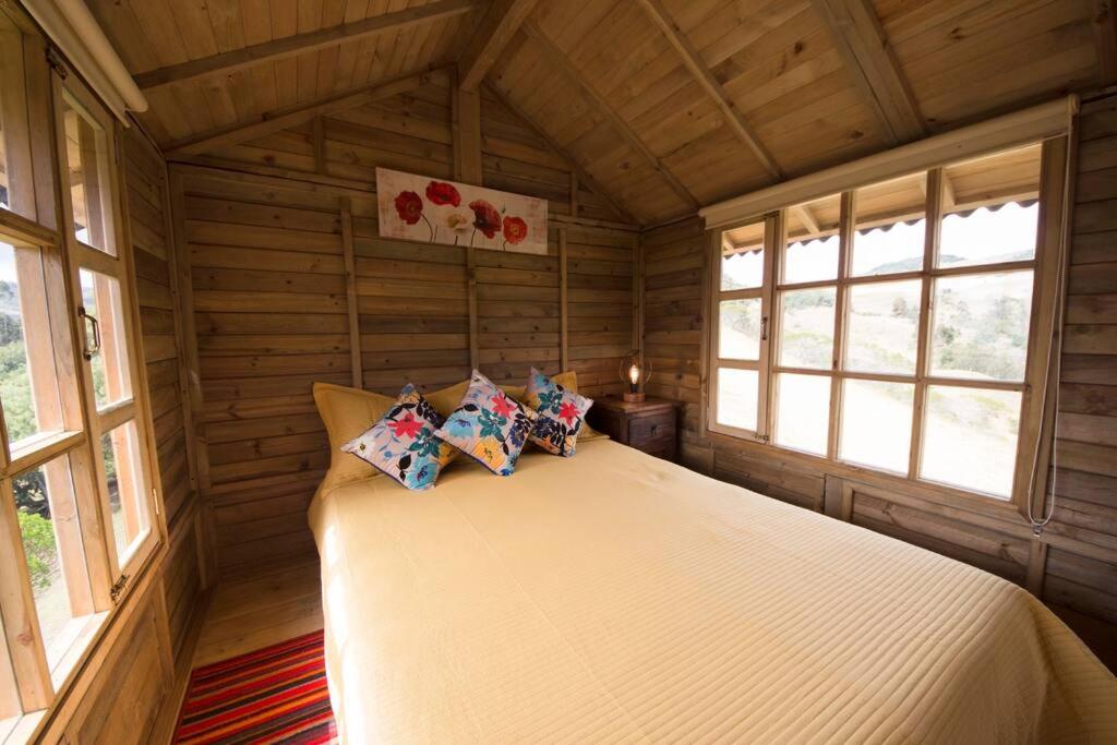 Postelja oz. postelje v sobi nastanitve Paradise Glamping