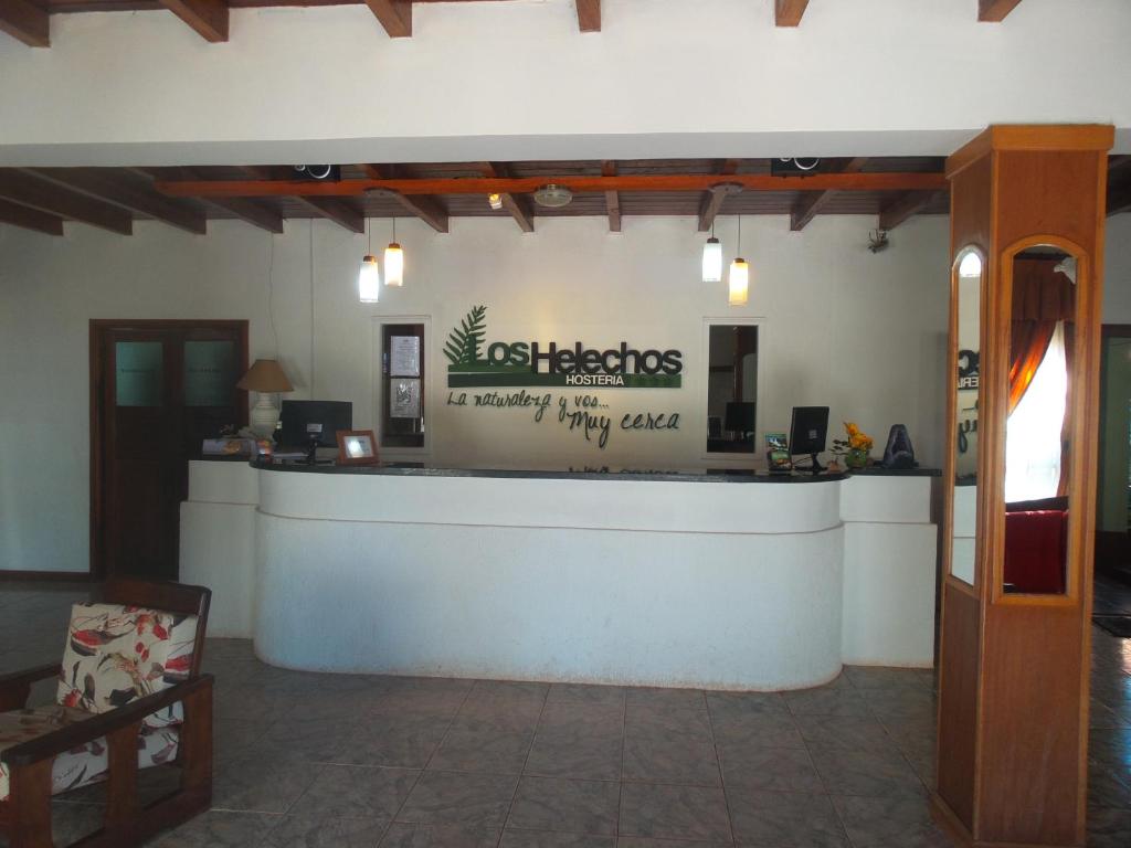 Vstupní hala nebo recepce v ubytování Hosteria Los Helechos