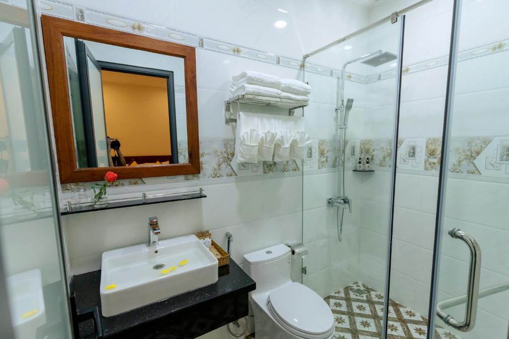 Phòng tắm tại Thọ Hướng Hotel - Phan Thiết