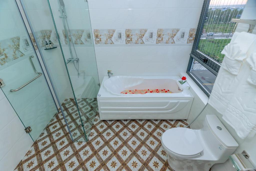Phòng tắm tại Thọ Hướng Hotel - Phan Thiết