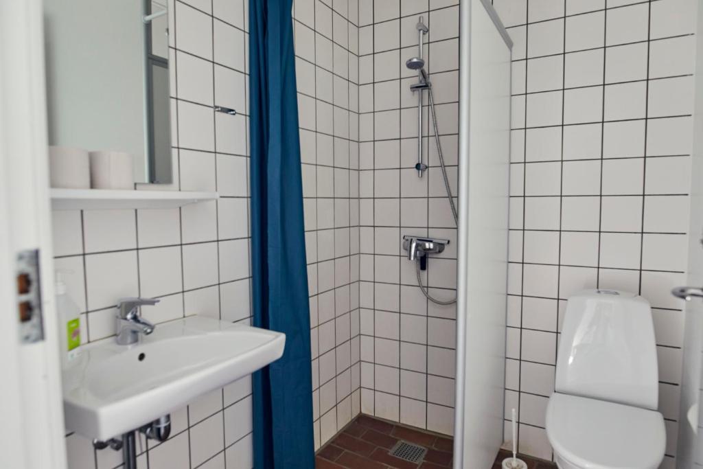 Koupelna v ubytování Danhostel Ringsted