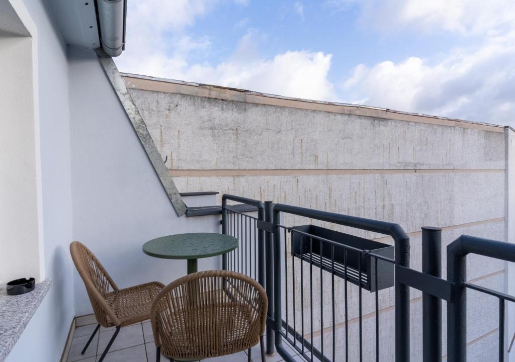 Balkón nebo terasa v ubytování limehome Magdeburg Breiter Weg