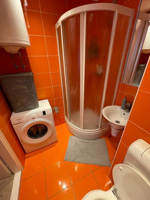 Kúpeľňa v ubytovaní La bella casa, SELF CHECK-IN, FREE PARKING
