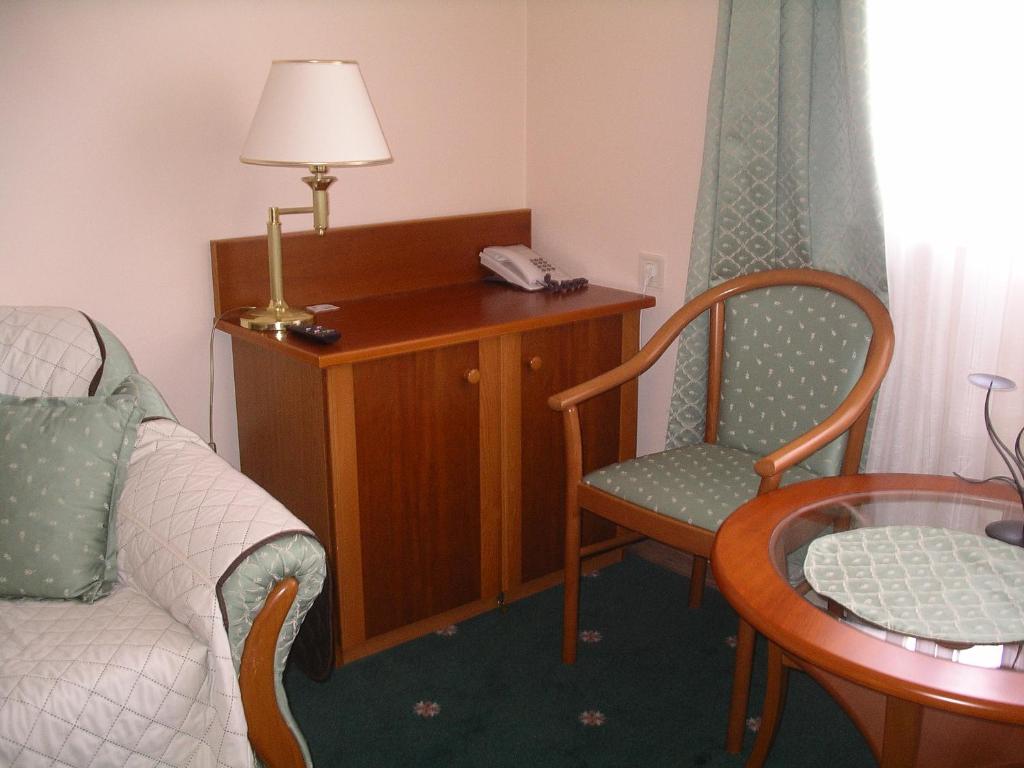 Posezení v ubytování Palast Wellness Appartement