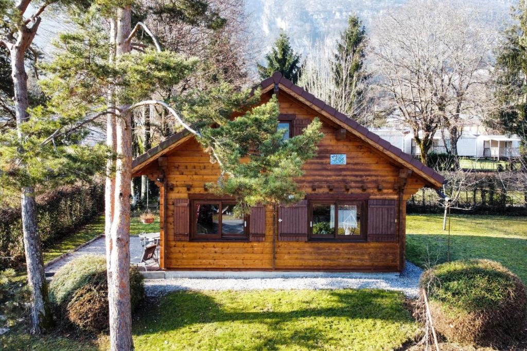 Zahrada ubytování Le Chalet Bonheur