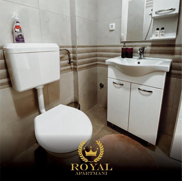 Kúpeľňa v ubytovaní Apartman Royal 2