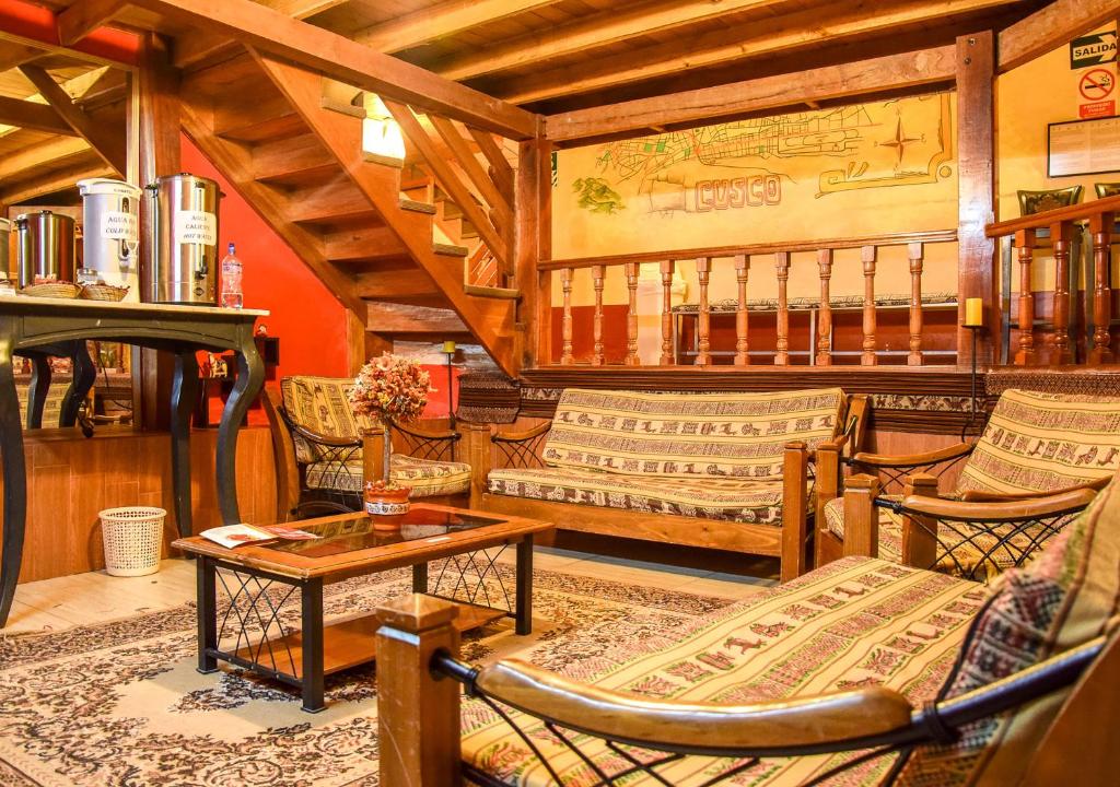 Posezení v ubytování La Posada del Viajero