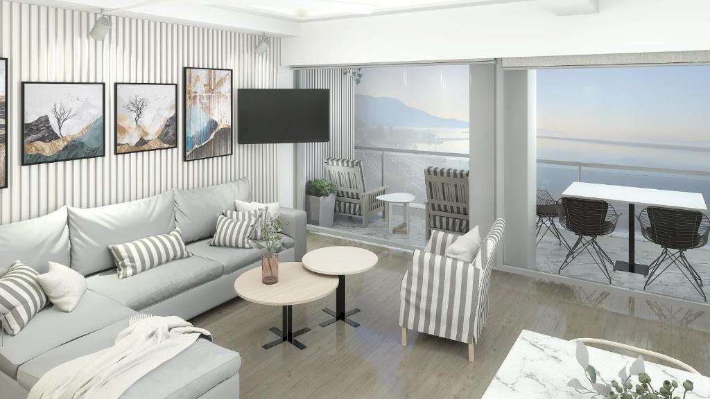 A vacation dream apt in front of the sea