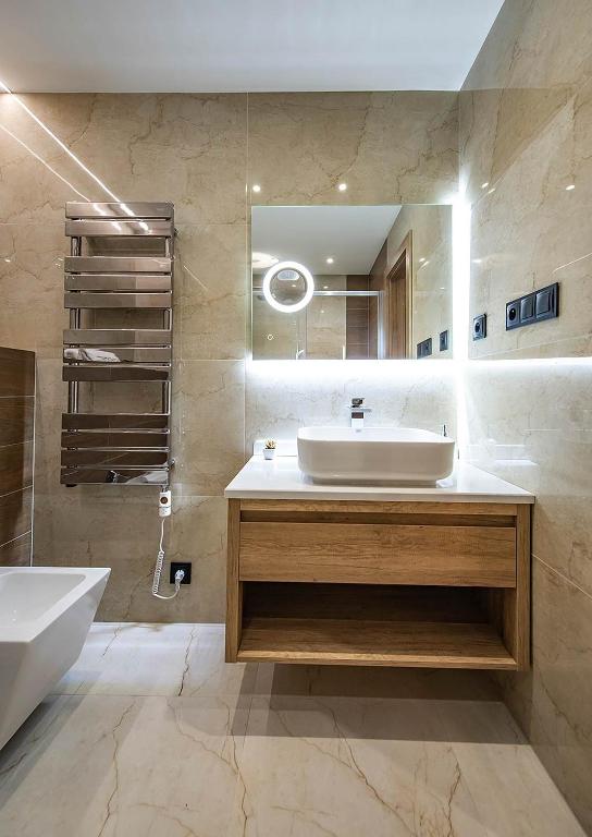 Kúpeľňa v ubytovaní Apartmán Drahokam Bešeňová