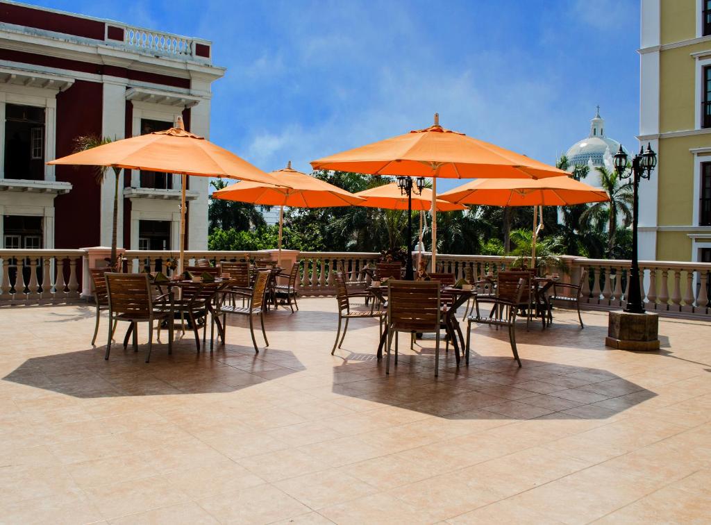 Restaurace v ubytování Hotel Veracruz Centro Histórico