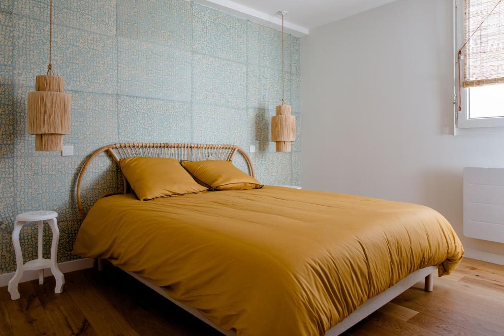 Postel nebo postele na pokoji v ubytování Magnifique appartement 50m2 aux portes de Nantes