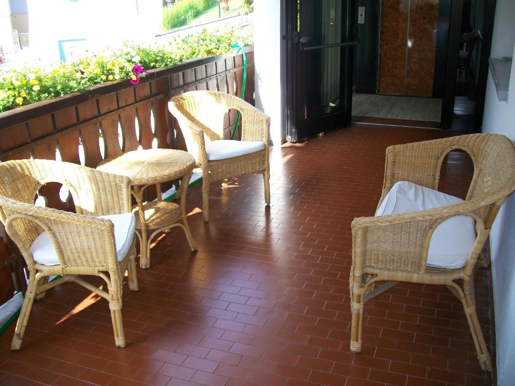 Balkón nebo terasa v ubytování Albergo Bellavista