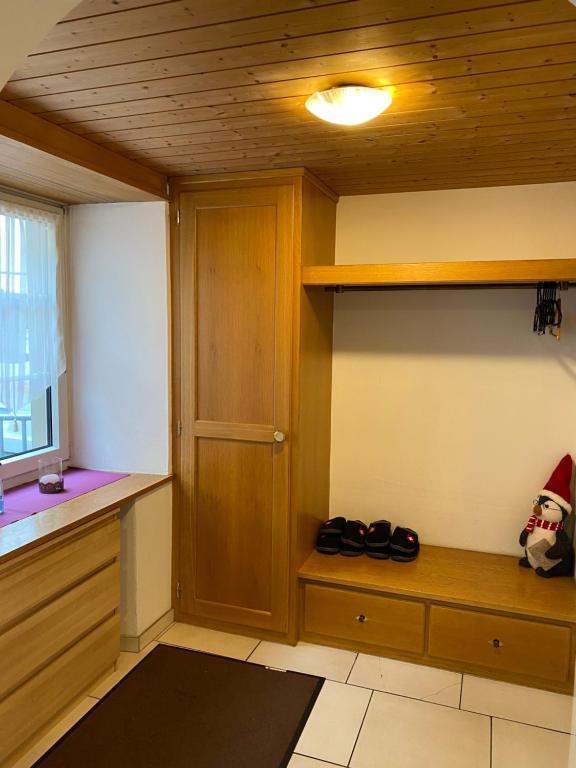 Kuchyň nebo kuchyňský kout v ubytování Haus Wiggis