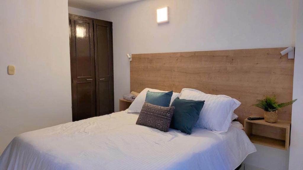 Cama o camas de una habitación en Najhomi Beach