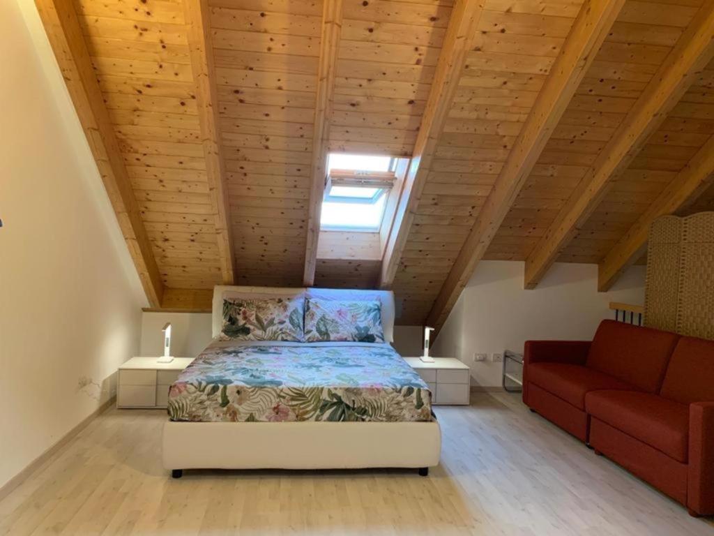 Posteľ alebo postele v izbe v ubytovaní Casa Vista Monte Rosa