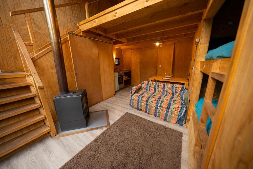 Zona de estar de Andrómeda Lodge