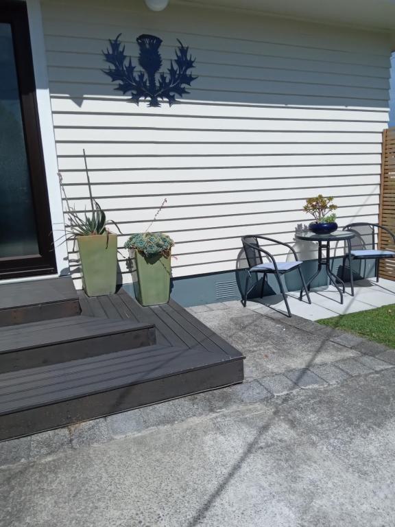 Patio nebo venkovní prostory v ubytování Thistle B&B
