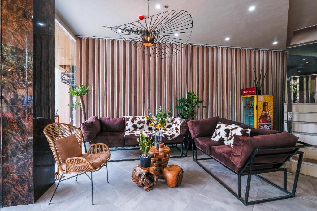 Posezení v ubytování FB DORMITEL SUITES