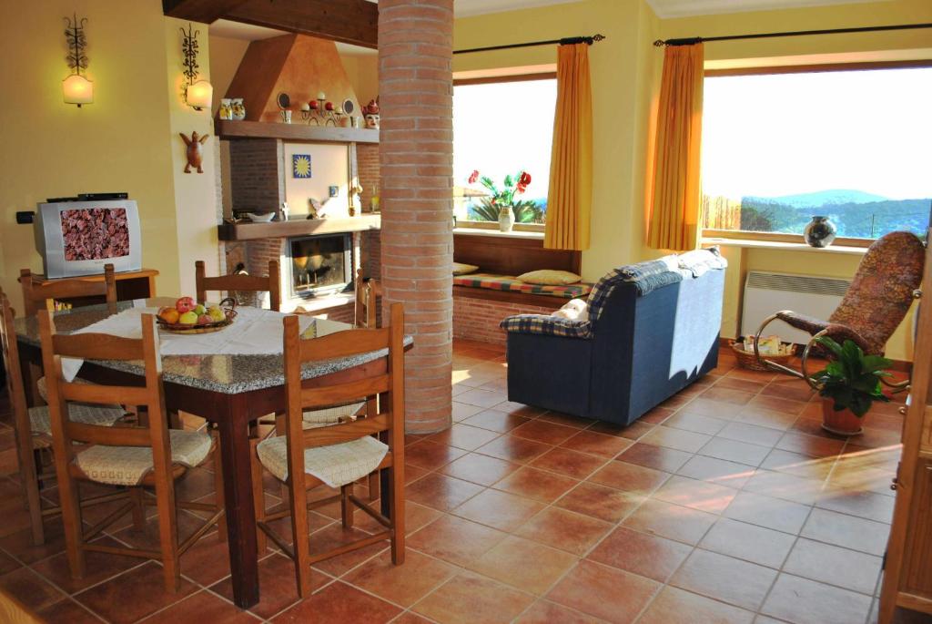Część wypoczynkowa w obiekcie Uva & Stelle Maison in collina di Sperlonga