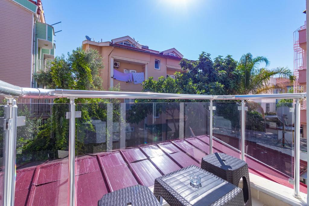 A balcony or terrace at Apartments Near to City Center and Beach