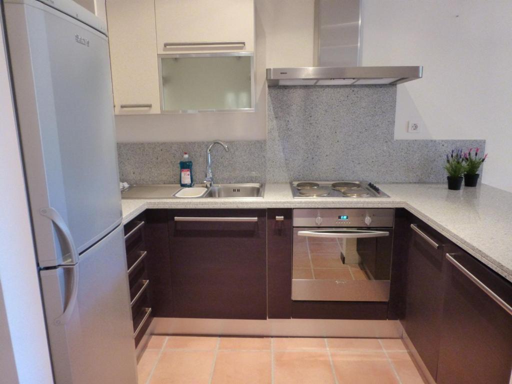 Kuchyňa alebo kuchynka v ubytovaní El Casar Apartments