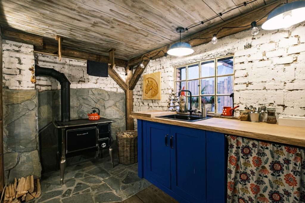 Kuchyň nebo kuchyňský kout v ubytování Apartmán Malý princ