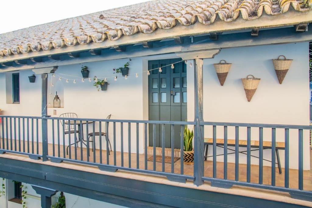 Balkon lub taras w obiekcie NEW APARTMENT IN TRADITIONAL BUILDING OF THE XVI CENTURY