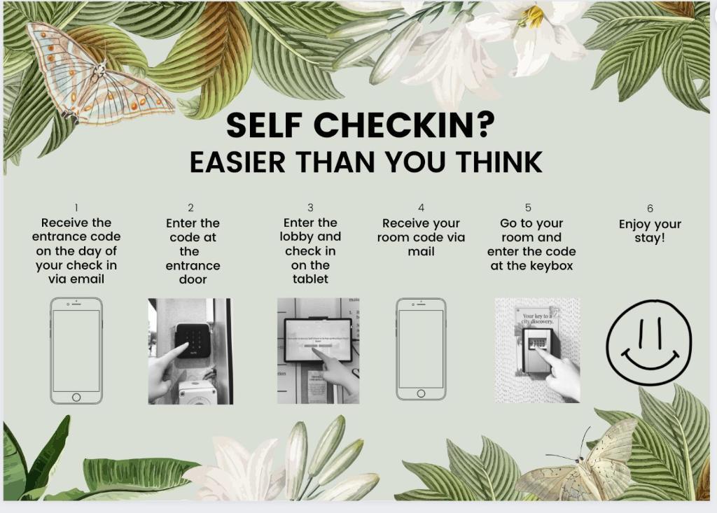 Becozy Self Check-in Pop-Up Hotel Basel - Resim 12