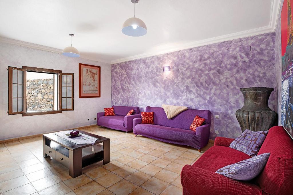 A seating area at La Escuelita