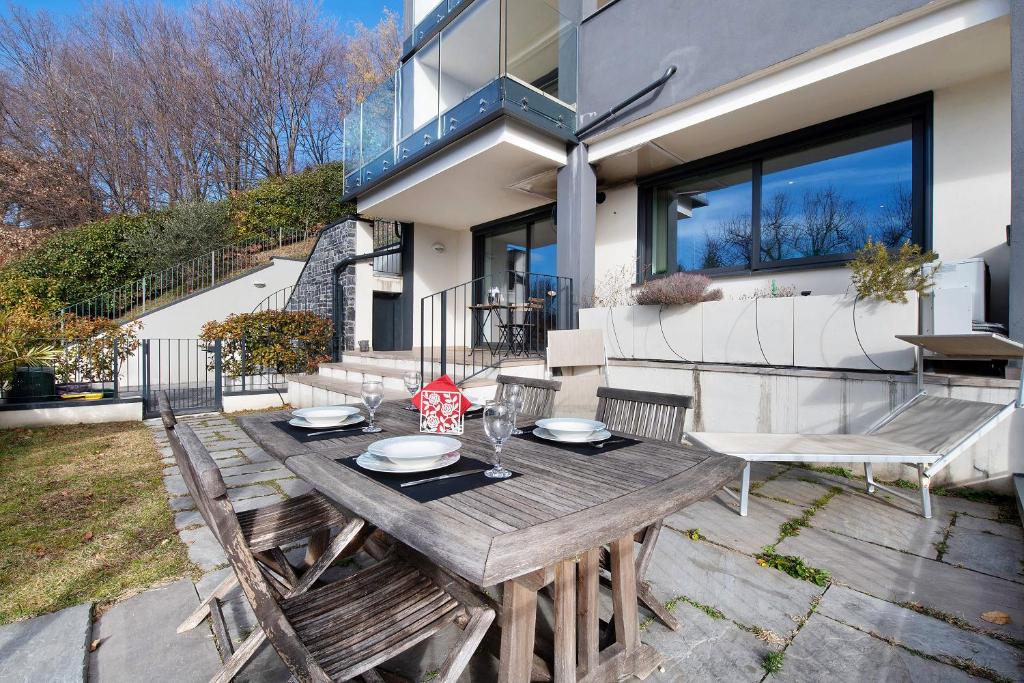Budynek, w którym mieści się apartament