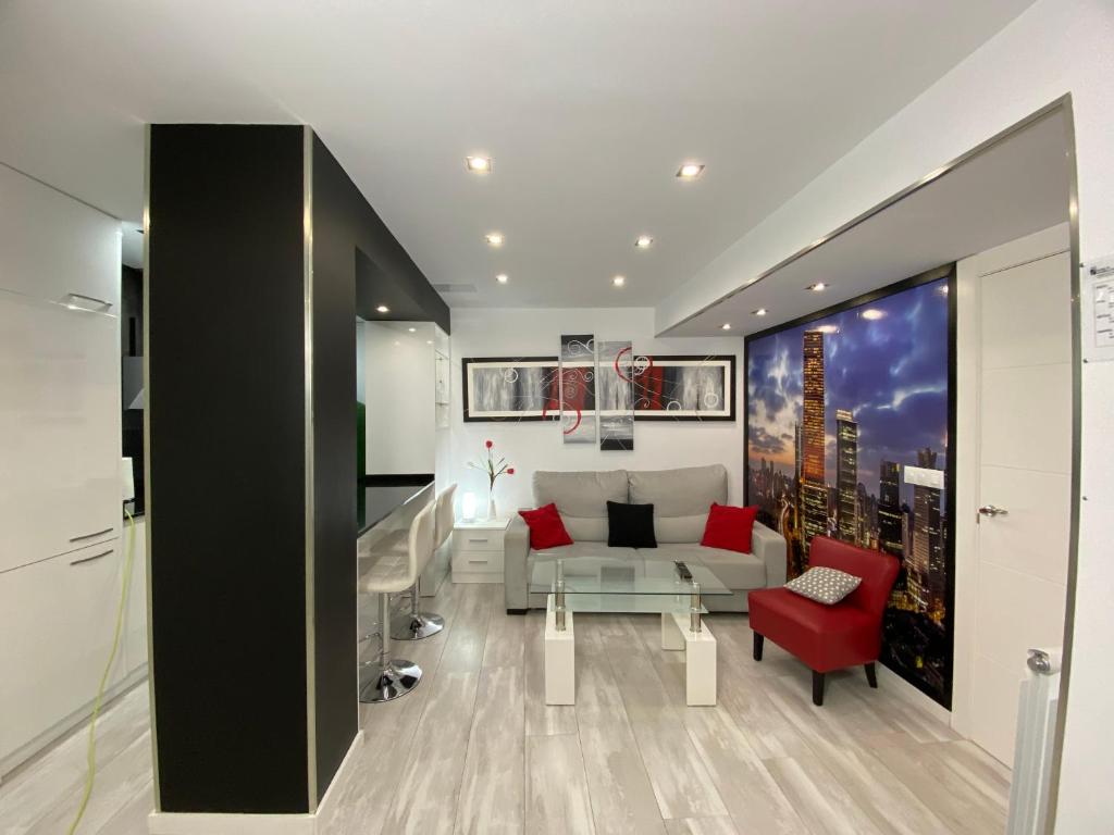Posezení v ubytování Precioso Apartamento Parque Picasso !!!