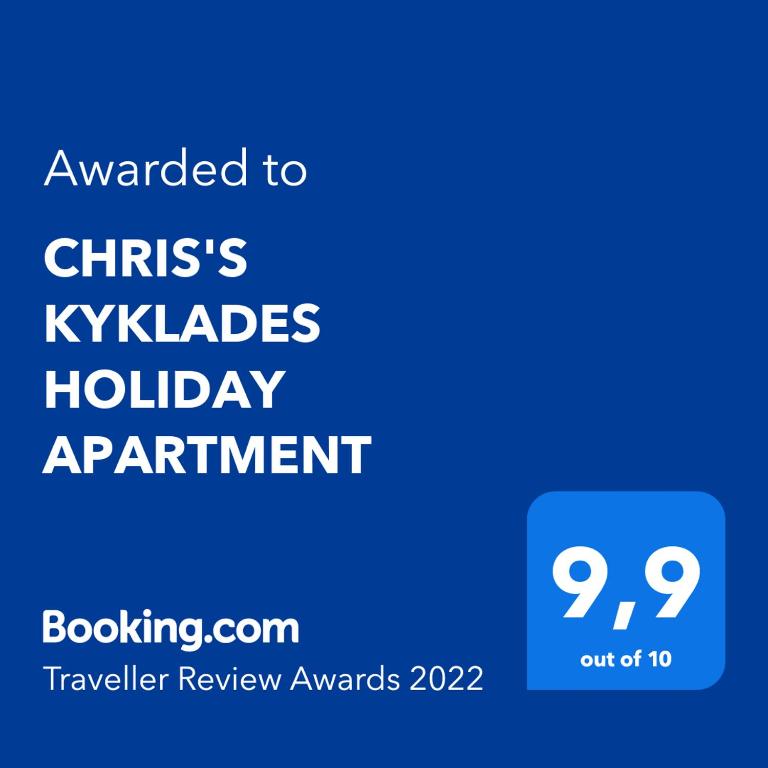 CHRIS'S KYKLADES HOLIDAY APARTMENT