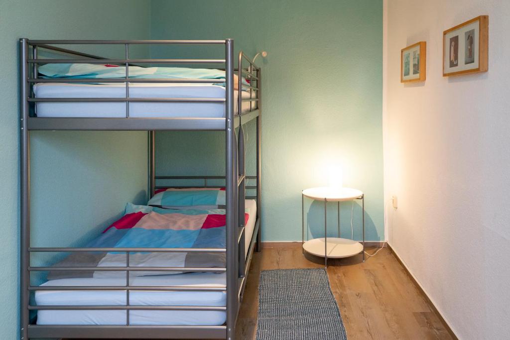 Postel nebo postele na pokoji v ubytování Harzquartier