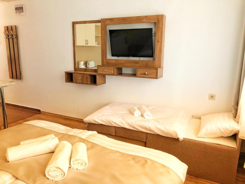 Koupelna v ubytování Boró Apartman