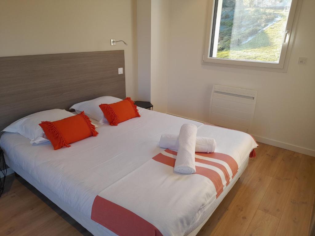 Postel nebo postele na pokoji v ubytování Appartement Thiou