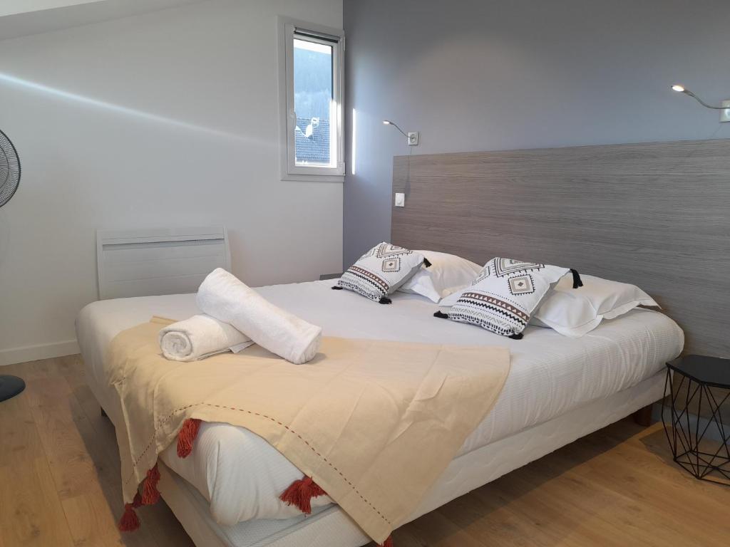 Postel nebo postele na pokoji v ubytování Appartement Thiou