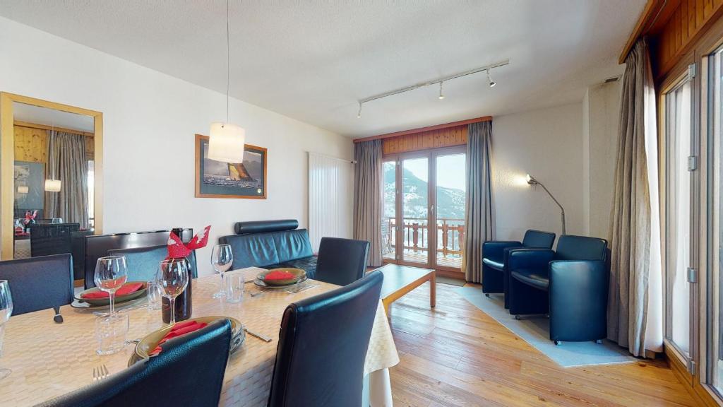 Posezení v ubytování Greppons COSY & MOUNTAIN apartments by Alpvision Résidences